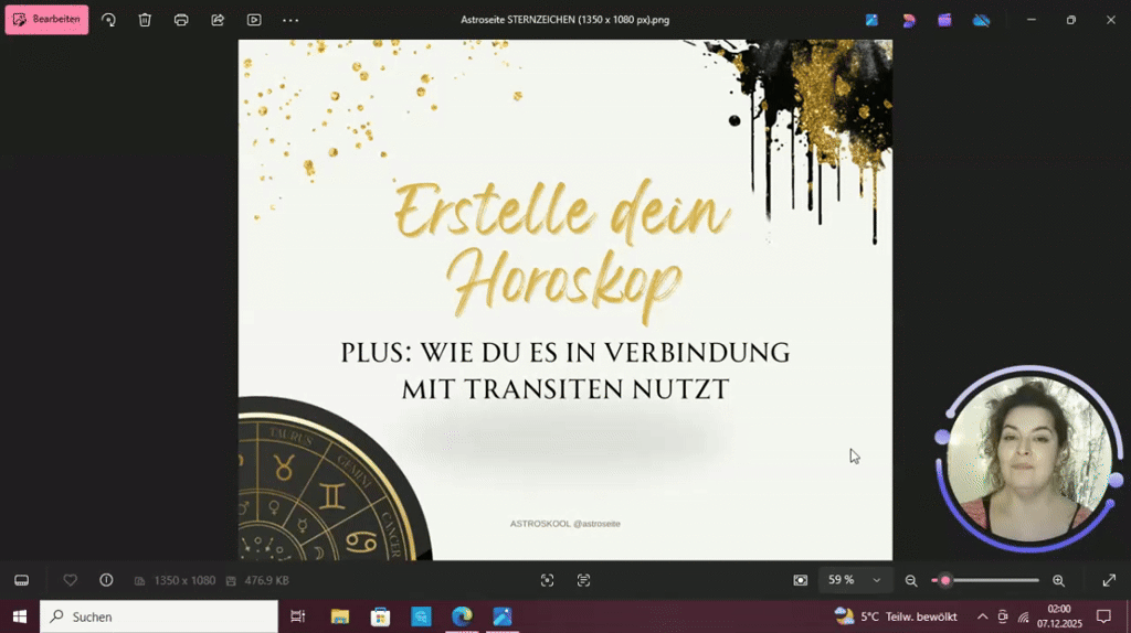 ✨ Erstelle dein Horoskop ✨