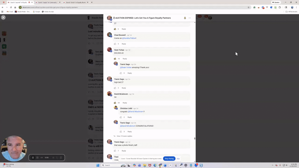 Auction Campaigns (beware of Bumbly Ass Video)