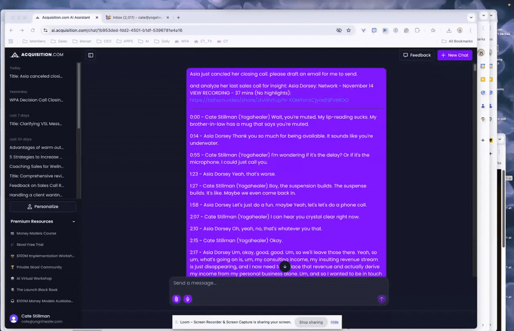 How I use AI to help me with Sales