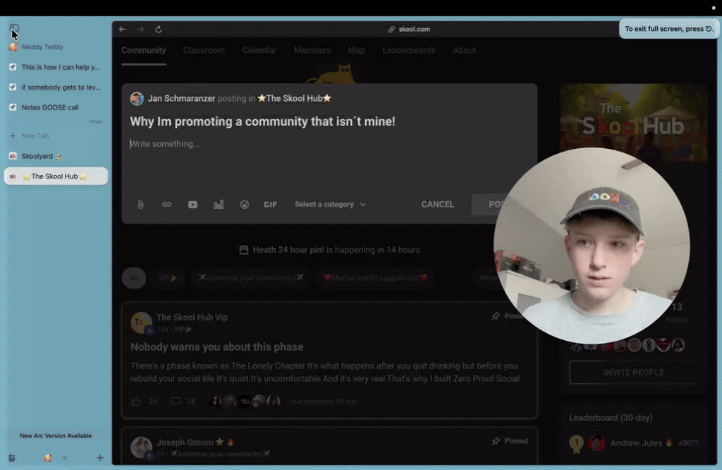 Why Im promoting a community that isn´t mine!