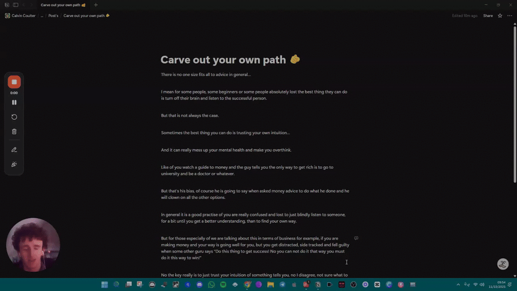 Carve out your own path 🫵