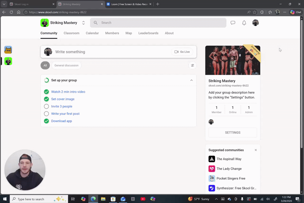Welcome to The Striking Mastery Community!!