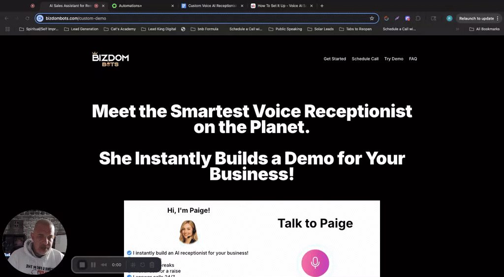 Self Selling / Instant AI Built Voice Bots