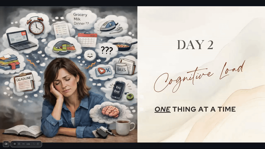🔥 DAY 2 Brain Health - ONE THING AT A TIME (attention support)
