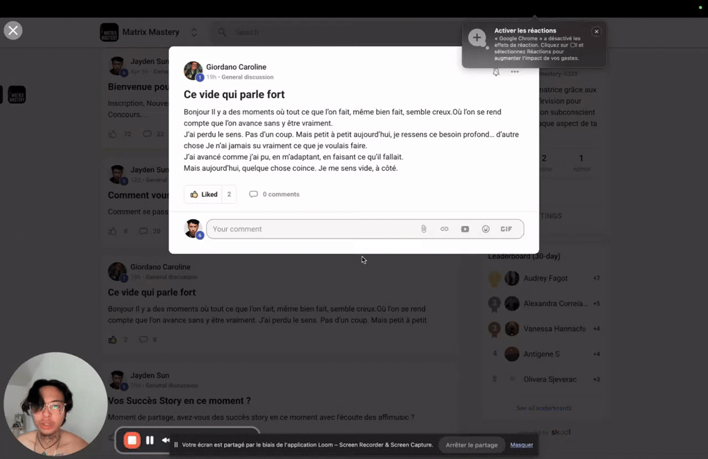 Tu n'a jamais su ce que tu voulais faire ?