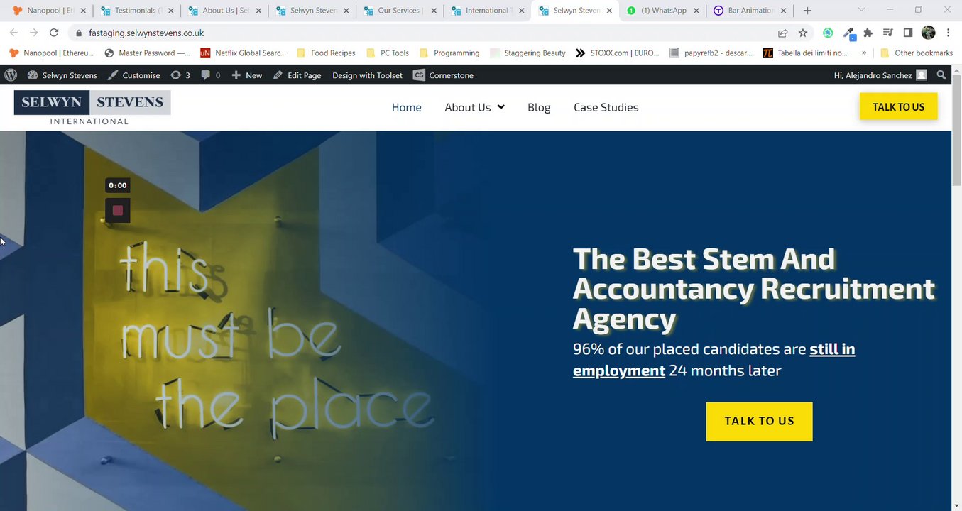 Preview of Selwyn Stevens | International boutique European search and selection agency - Google Chrome - 29 April 2022