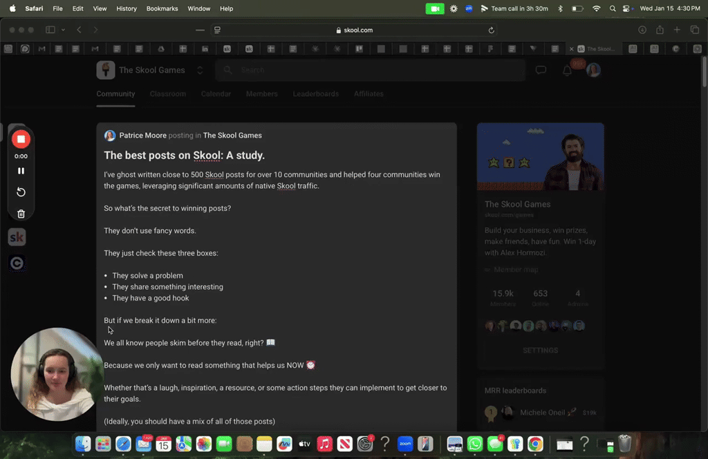 How to writer BANGER posts on Skool