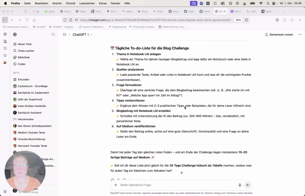 Start der Blog Challenge