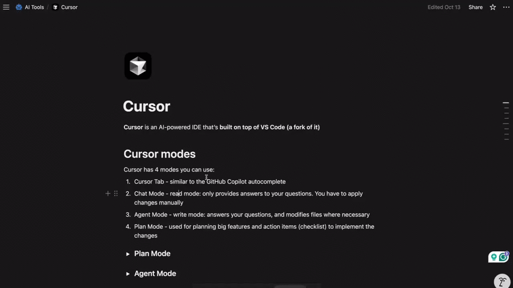 Cursor AI IDE Features and Best Practices · Dev Mastery