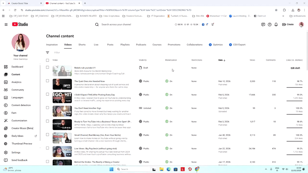 Live Call Cancelled BUT I've recorded something for you...