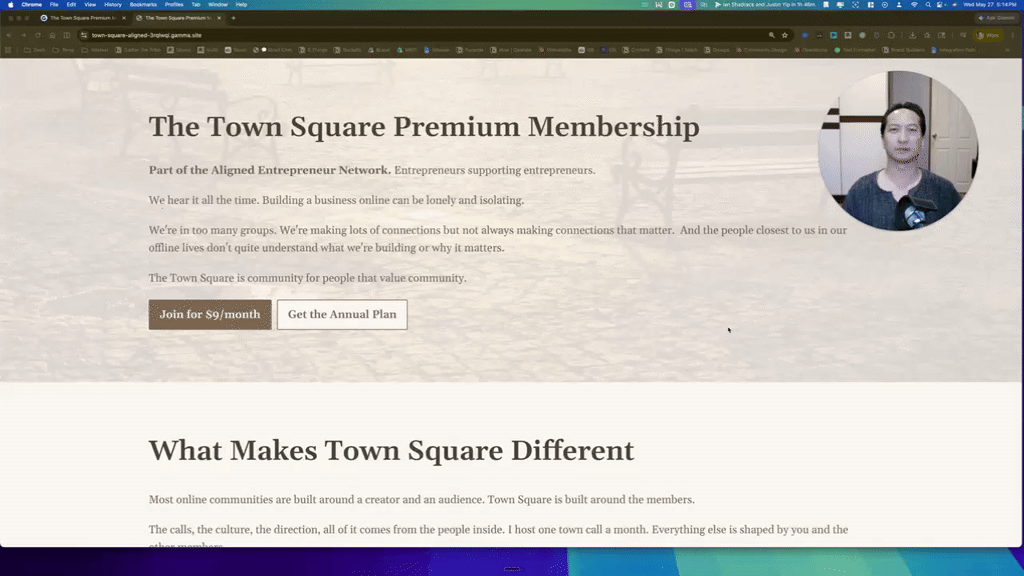 Invitation to Be A Founding Member of The Town Square