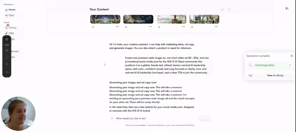 TOOL: HOLO AI - trying it out! LOOM BITE