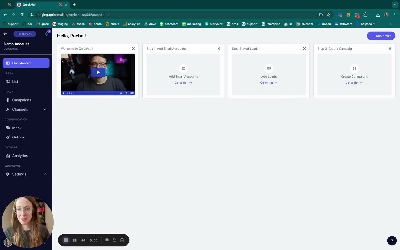 Preview of Adding Leads to QuickMail