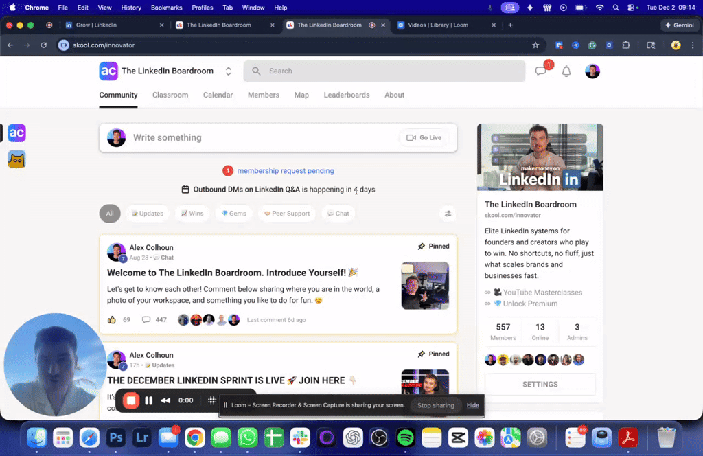 Here's how to create your December Challenge log 👇🏻
