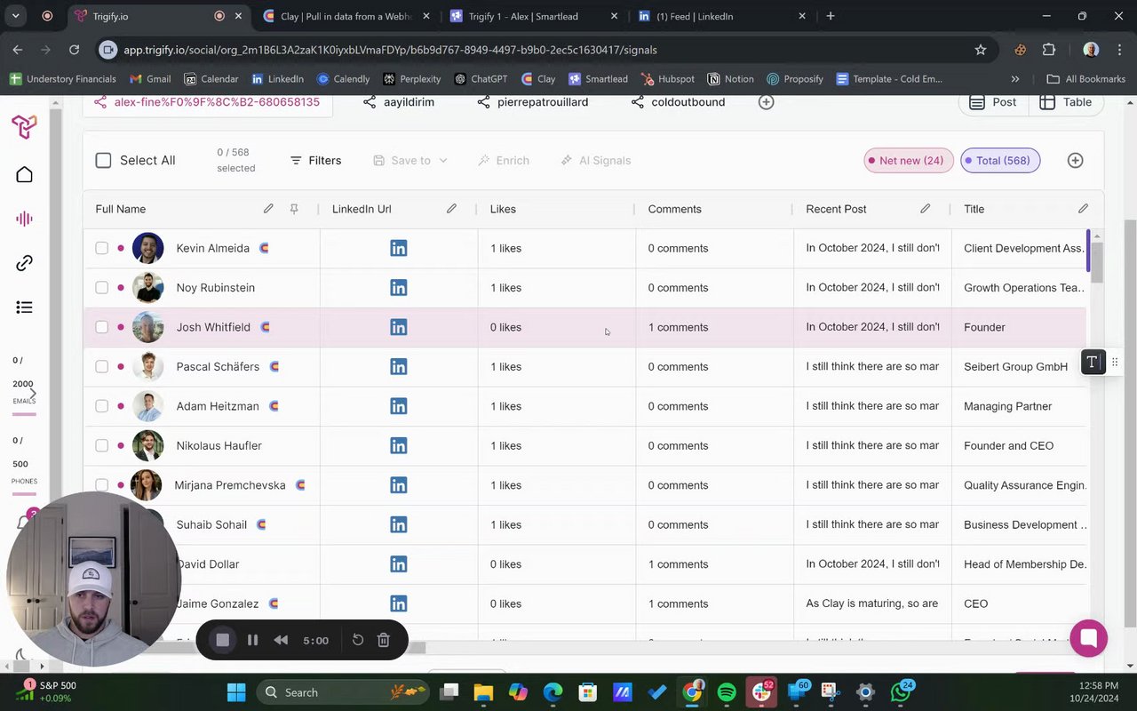 Preview of Leveraging Trigify and Clay for Outbound Campaigns 🚀