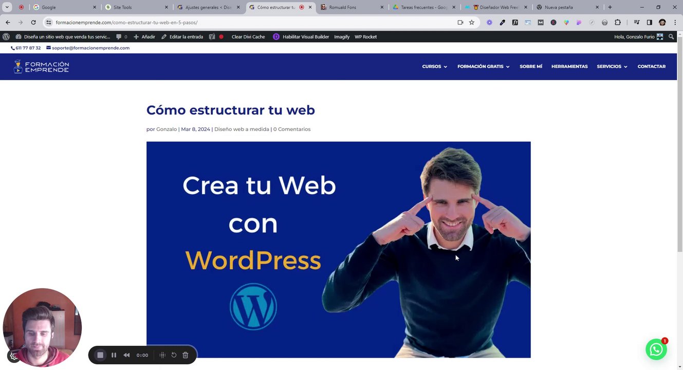 Preview of Cómo estructurar tu web - 8 March 2024