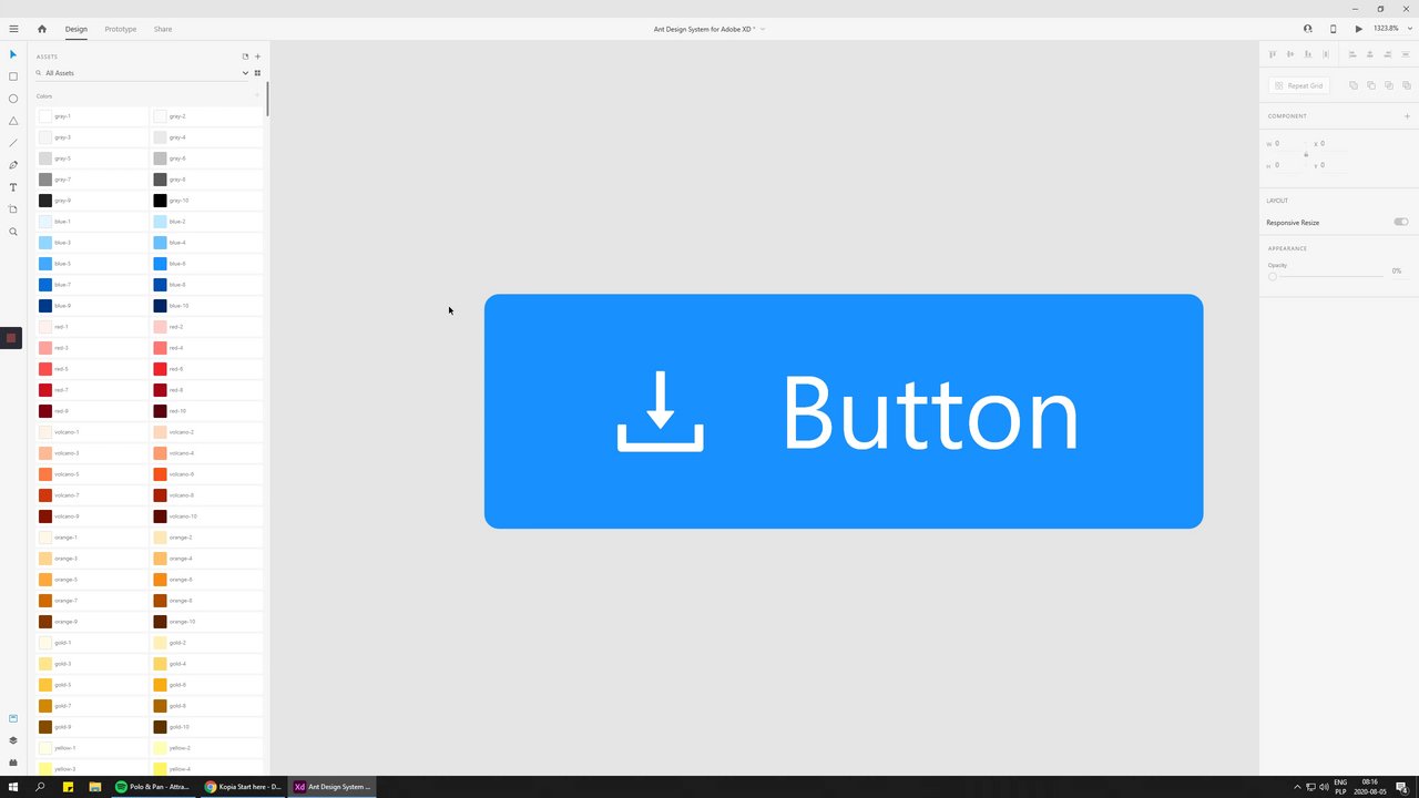 Preview of Replacing the icon (Adobe XD)