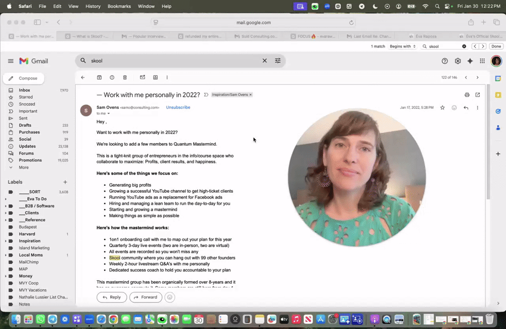 😃 "ALL IN" on Skool: Sam Ovens + FOCUS + Integrity!!