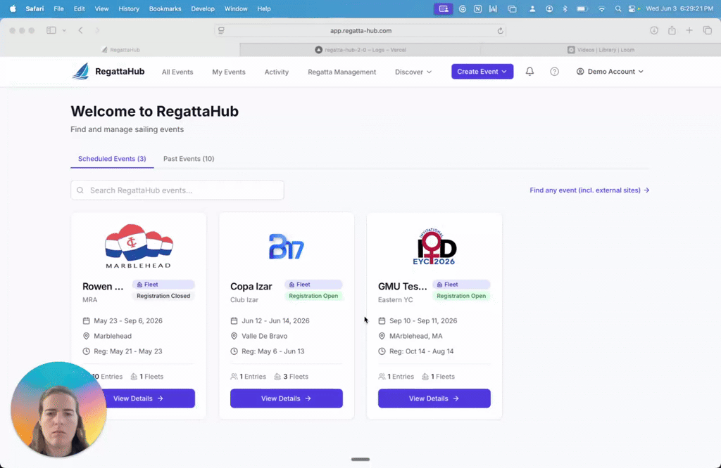 Add sponsor logos to your RegattaHub event page