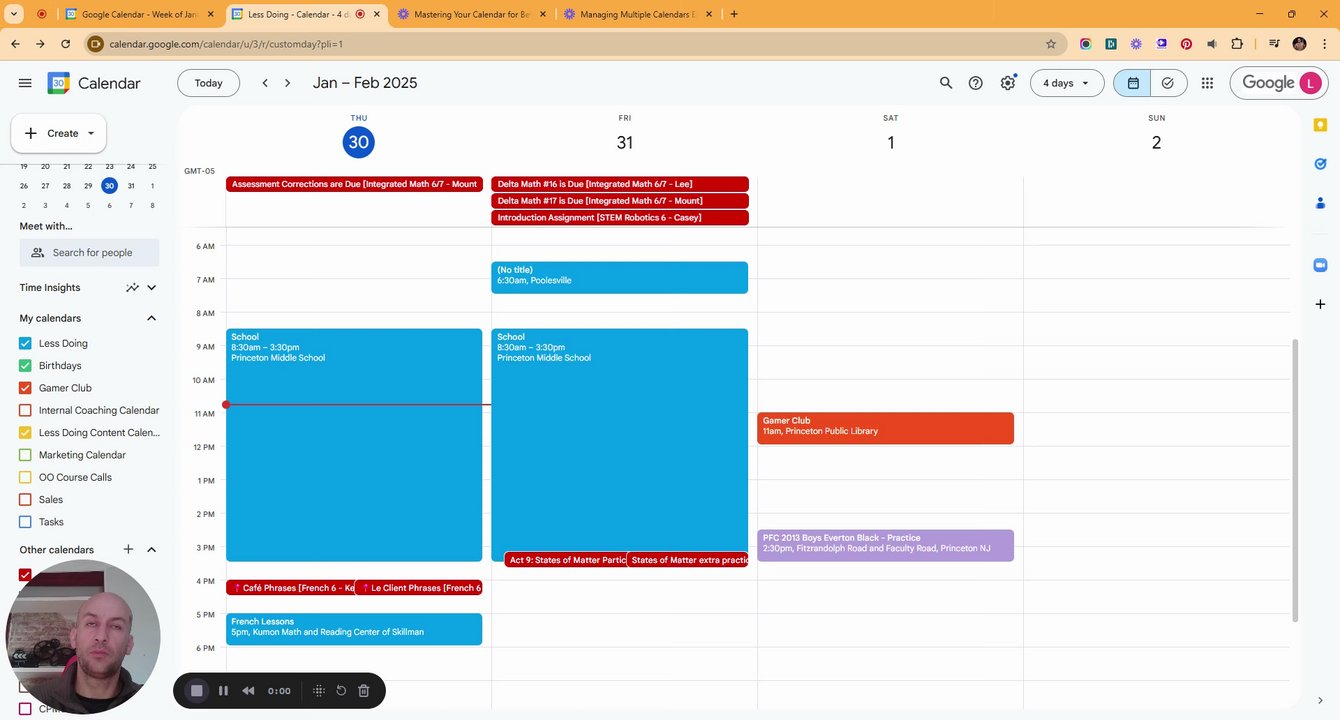 Preview of Controlling Your Time with Your Calendar