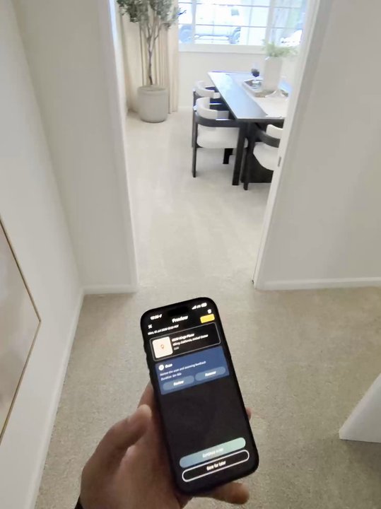Placing the CubiCasa order — POV training clip