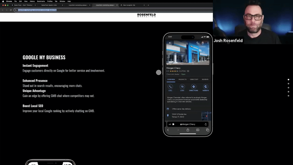 Demo: SalesPresi - Effortless Chatbot Demos!