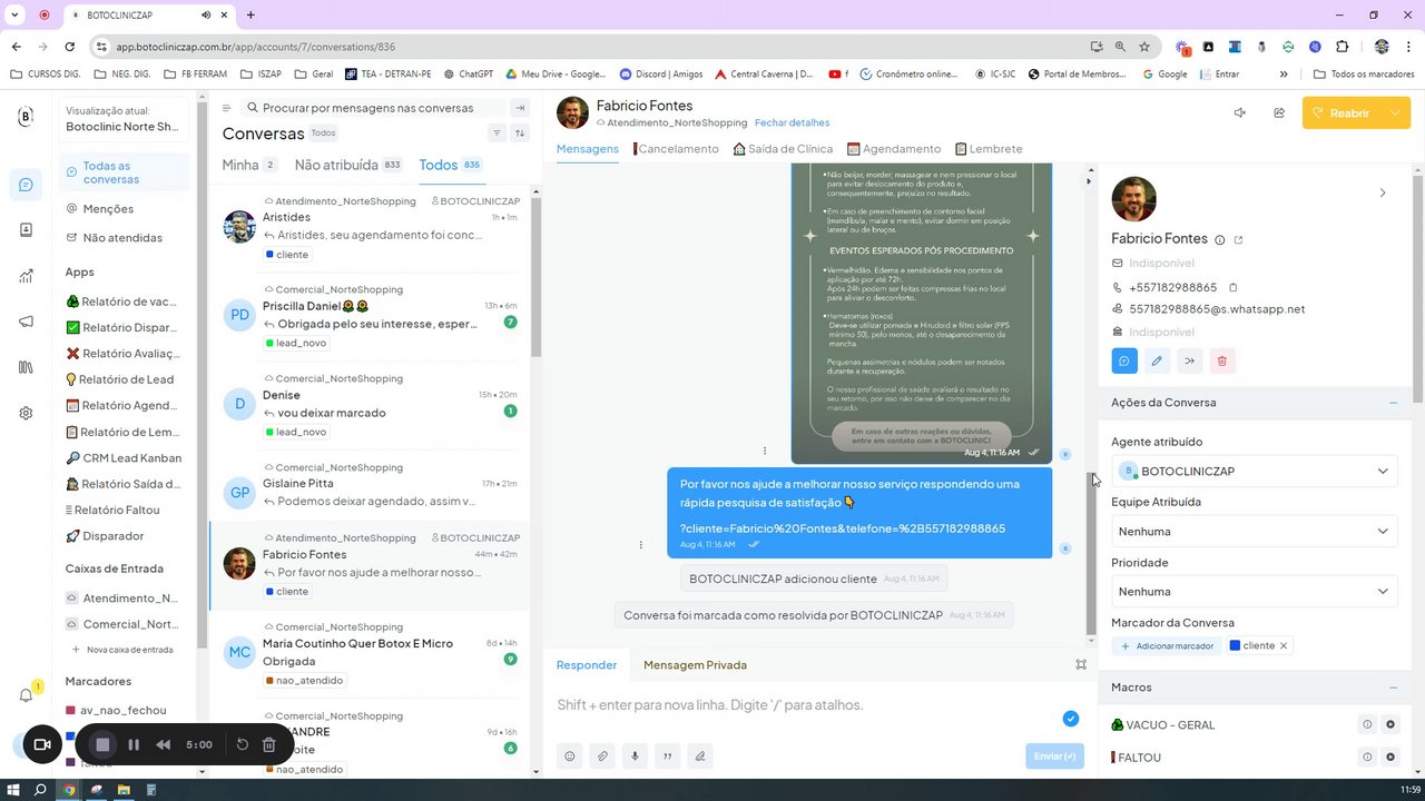 Preview of Agendamento dinâmico
