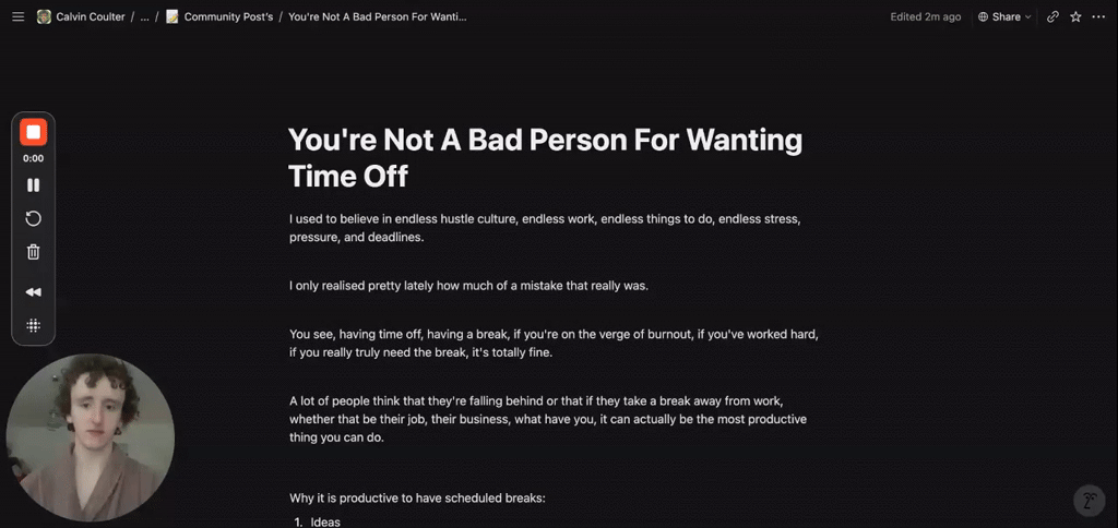 You're Not a Bad Person for Wanting Time Off