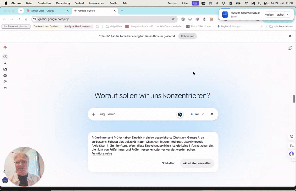 Tipp - geteilte Browser Tabs in einem Browserfenster