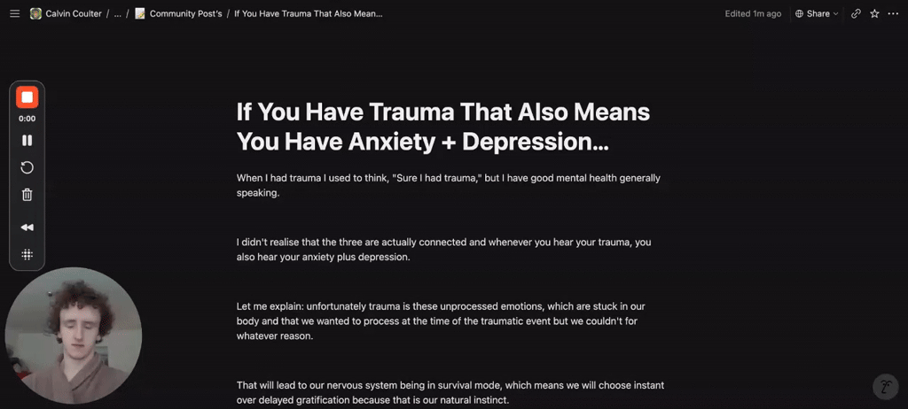 If You Have Trauma That Also Means You Have Anxiety + Depression…