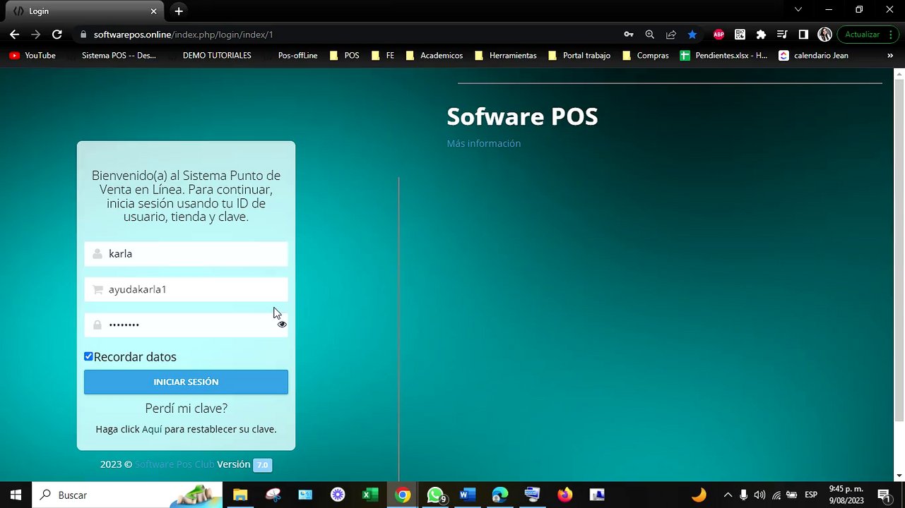 Preview of Modulo Rutas - Sistema POS - 9 August 2023