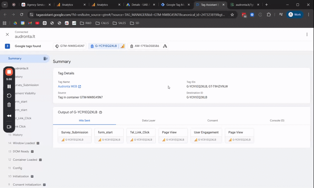 GA4 & GAds Conversion Tracking