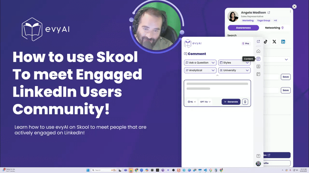 How to use Skool 101 - Simple ways to use our LinkedIn Skool Community evyAI