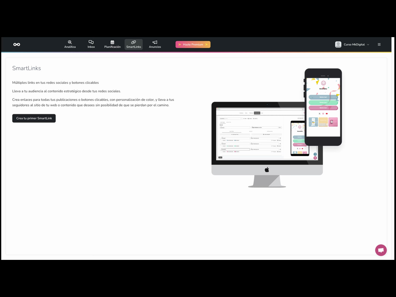 Cómo crear un SmartLink rápido en Metricool