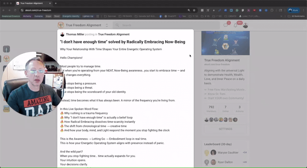 "I don't have enough time" solved by Radically Embracing Now-Being