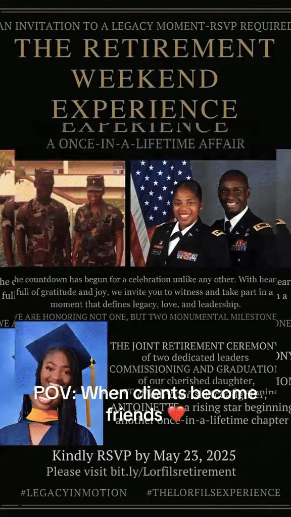 Tonight was a vibe! Congrats to our clients turned friends on retirement!! 