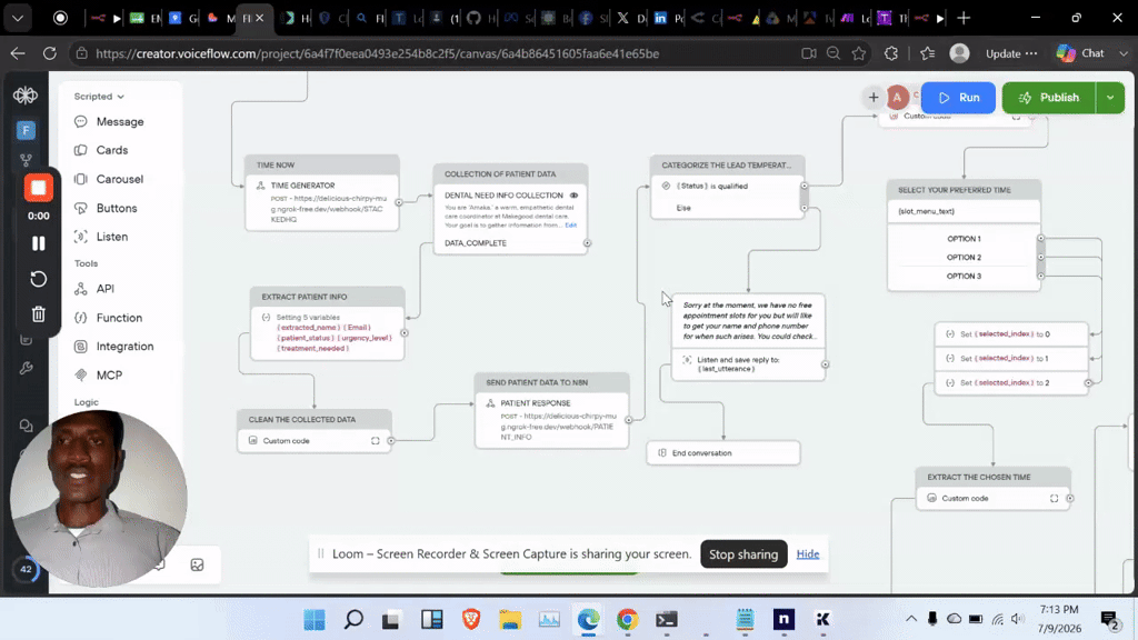 AI chatbot for lead qualification and booking