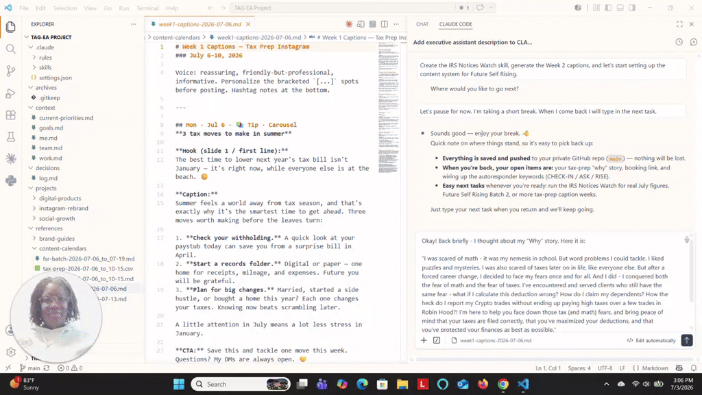 7-Day AI Challenge - Day 7 DONE! - Meet my new Exec Assistant