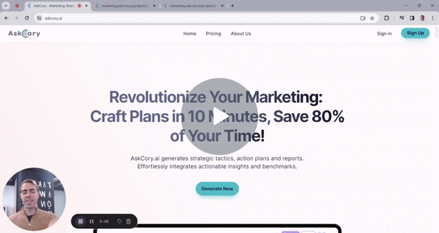AskCory — demo video