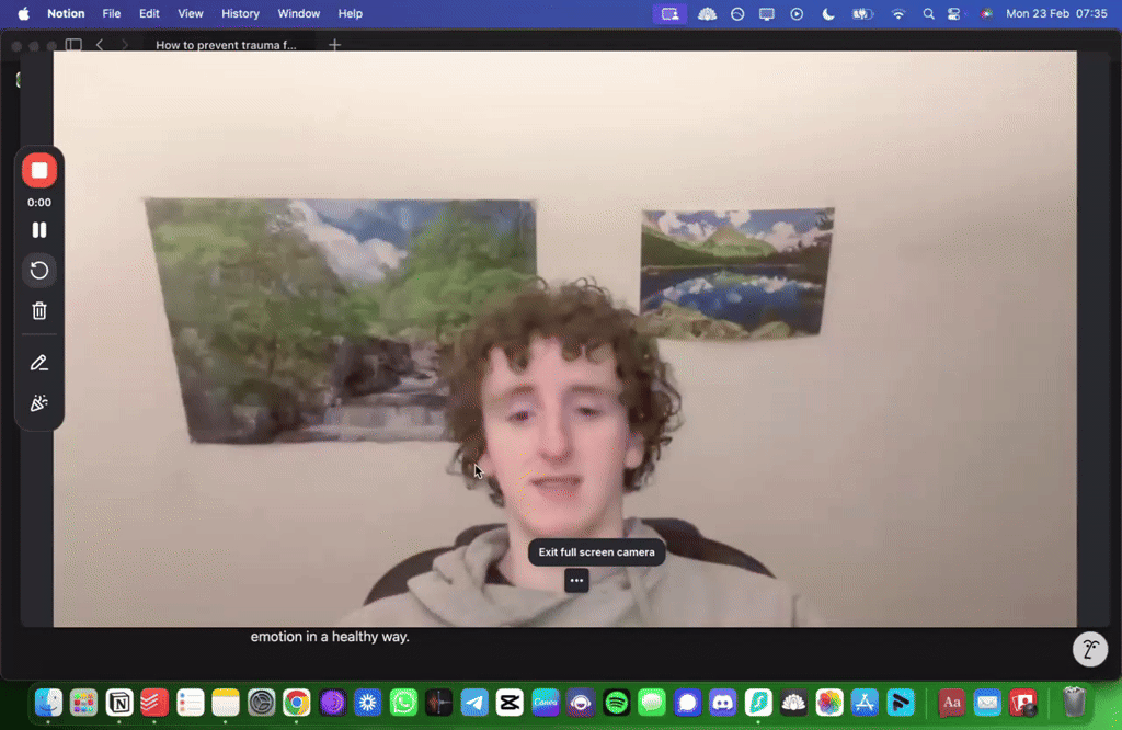 How to prevent trauma forming