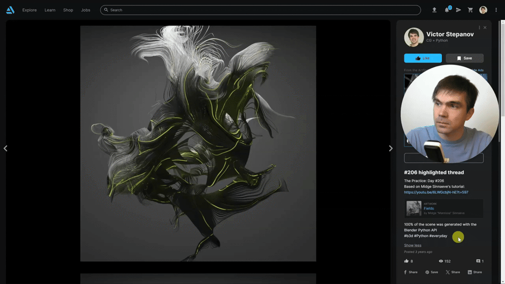 Art with a Python script
