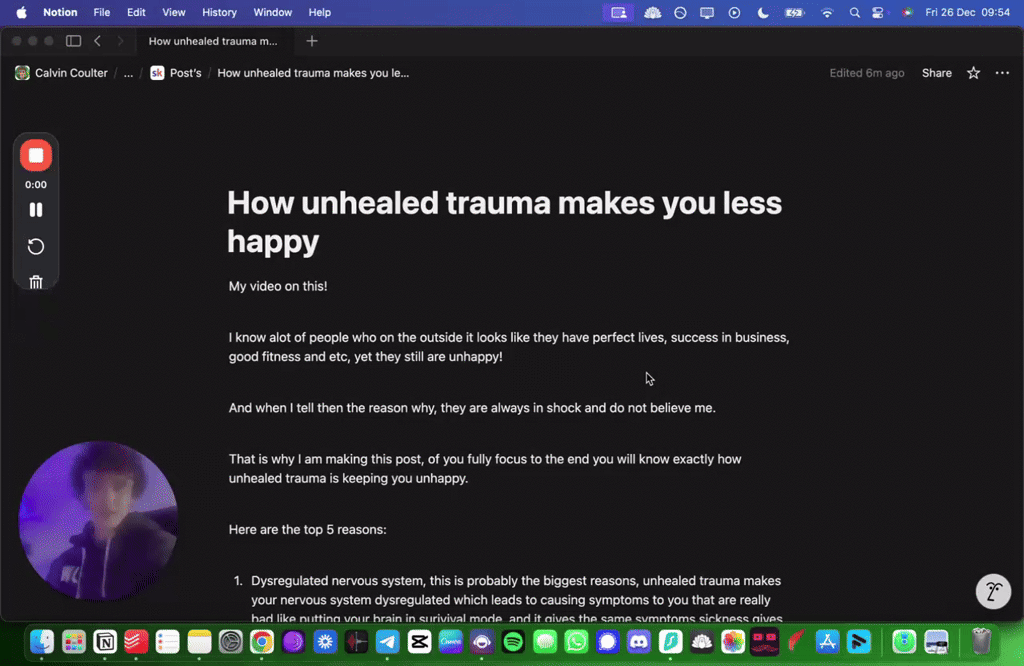 How unhealed trauma makes you less happy