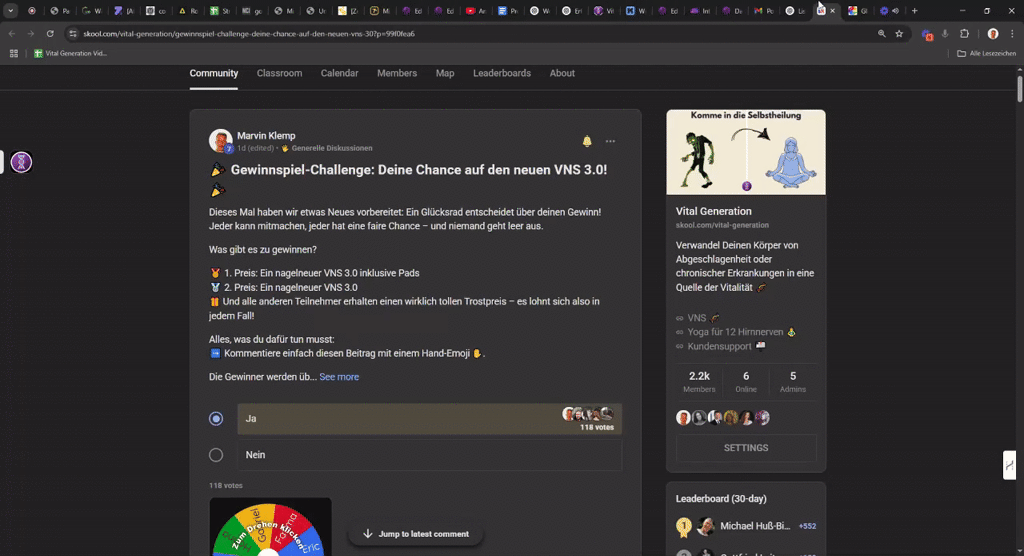 Herzlichen Glückwunsch, an die Gewinner der Glücksradchallenge 🙌