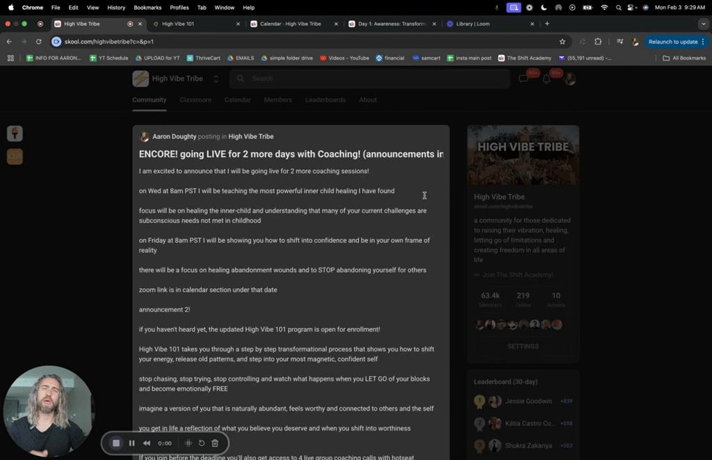 ENCORE! going LIVE for 2 more days of Coaching! (announcements inside!)