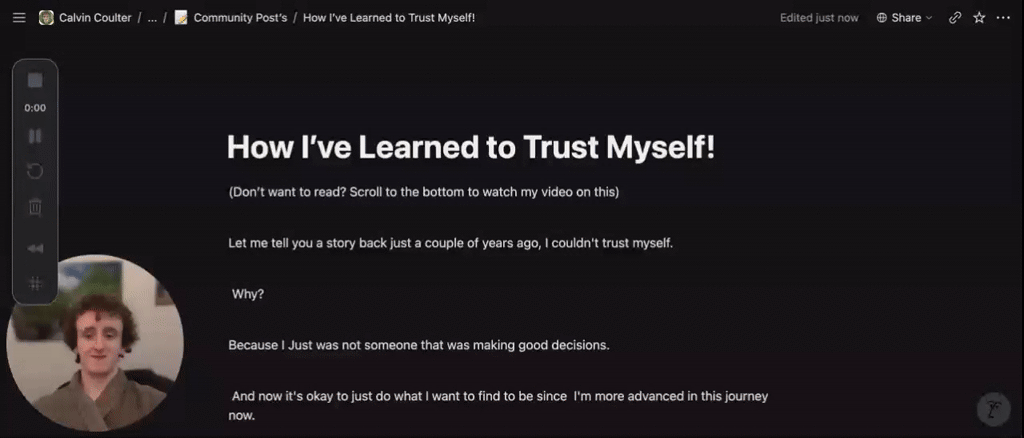 How I’ve Learned to Trust Myself!