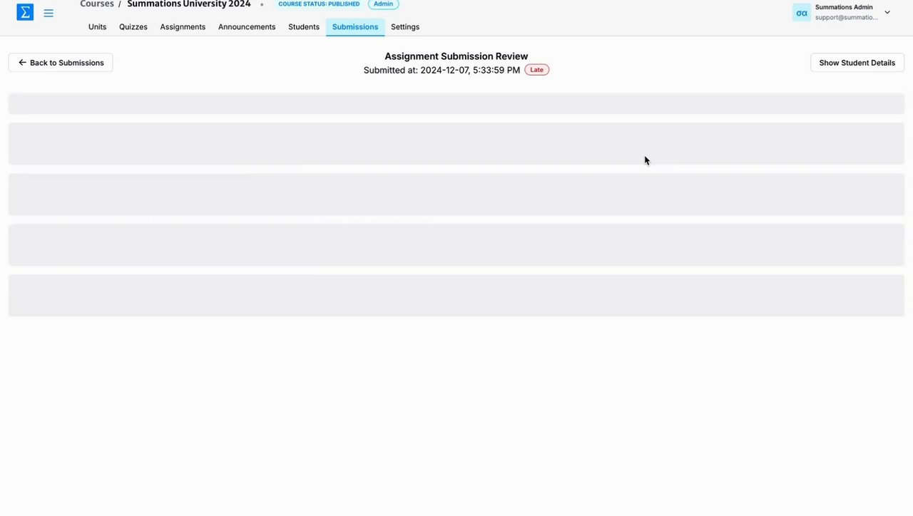 Preview of  Leave additional comments for the student