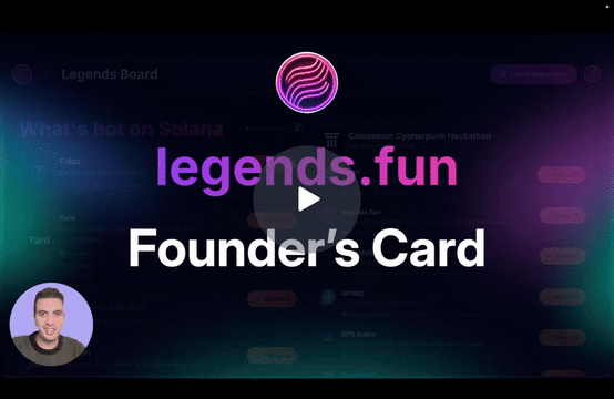 Complete your Founder's Card