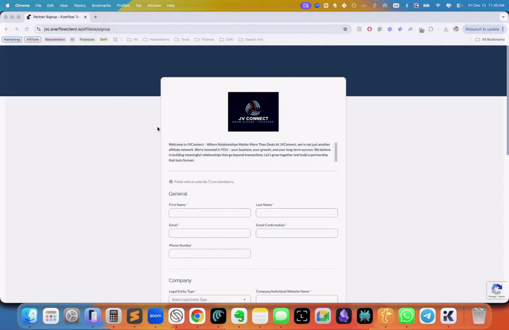 How To Sign Up For JV Connect And Get Your Affiliate Links