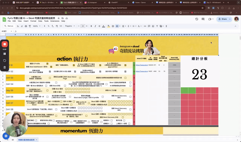  🐝 DAY 03｜IG → Skool 奇蹟流量挑戰