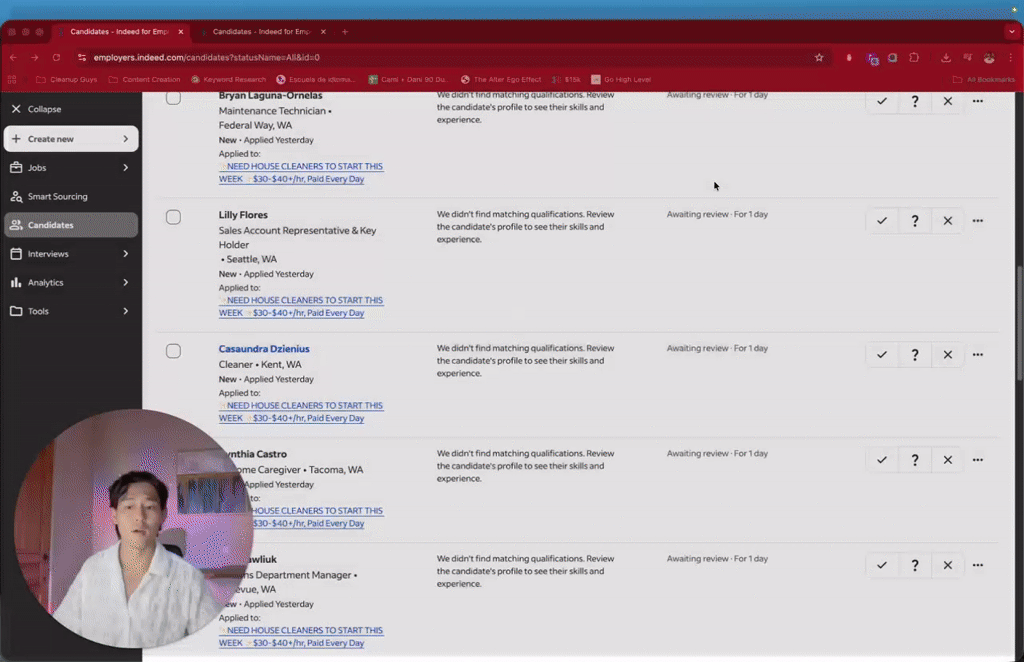 How to: Hire 2 New Cleaners in 72 Hours